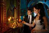 Свадьба и венчание на Красную Горку в апреле, Марина и Александр