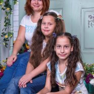 Фотосессия для двух сестренок, Краснодар, фотостудия Шторка