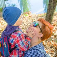 Осенняя фотосессия с детьми в Краснодаре. Парк Солнечный остров